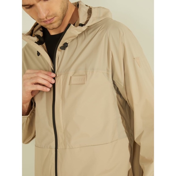 New GUESS Alton Hooded Nylon Jacket SZ S - Picture 2 of 4